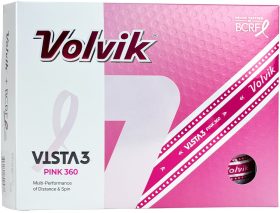 Volvik Vista3 Pink 360 BCRF Golf Balls 2024