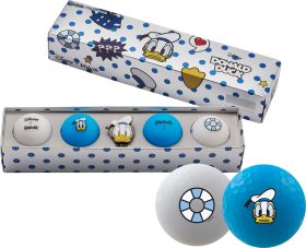 Volvik Vivid Disney 3.0 Golf Ball Gift Set - Donald Duck