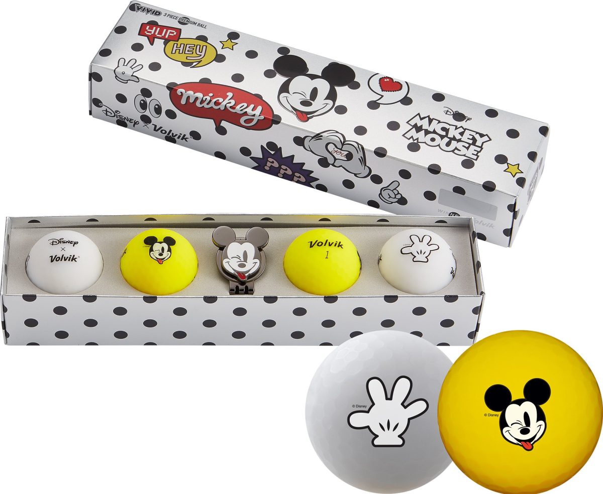 Volvik Vivid Disney 3.0 Golf Ball Gift Set - Mickey Mouse