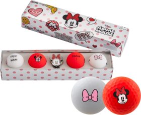 Volvik Vivid Disney 3.0 Golf Ball Gift Set - Minnie Mouse