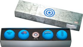 Volvik Vivid Marvel 3.0 Golf Ball Gift Set - Captain America