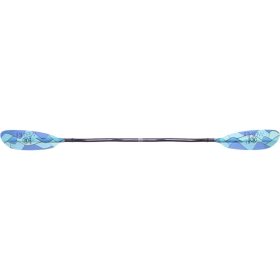 Werner Camano Fiberglass 2-Piece Paddle - Bent Shaft Swellz Blue, Standard,230cm