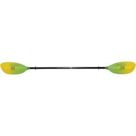 Werner Corryvrecken Fiberglass 2-Piece Paddle - Straight Shaft Gradient Citrus, Standard,210cm