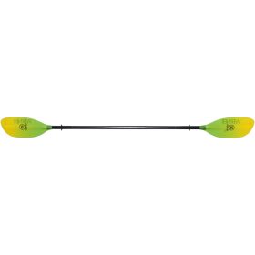 Werner Shuna Fiberglass 2-Piece Paddle - Straight Shaft Gradient Citrus, Small,205cm