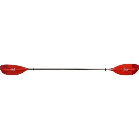 Werner Shuna Fiberglass 2-Piece Paddle - Straight Shaft Red, Small,215cm