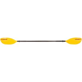 Werner Tybee FG 4-Piece Paddle - Straight Shaft Yellow, Standard,210cm