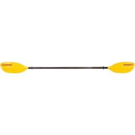 Werner Tybee FG 4-Piece Paddle - Straight Shaft Yellow, Standard,215cm