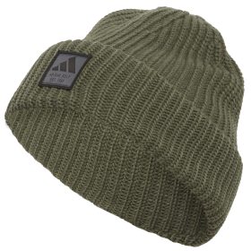 adidas Double Cuff Novelty Men's Golf Beanie - Green, Size: One Size