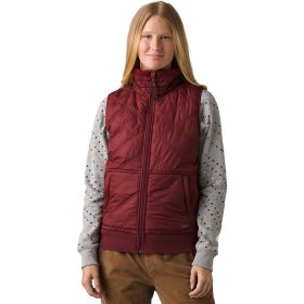 prAna Esla Fleece Vest - Women's Maroon, L