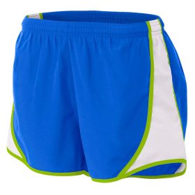 A4 Women's 3" Tennis Speed Shorts (Royal/Lime)