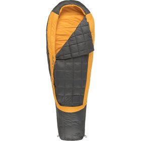 ALPS Mountaineering Dogwood + Sleeping Bag: 40F Synthetic Charcoal/Cantaloupe, One Size