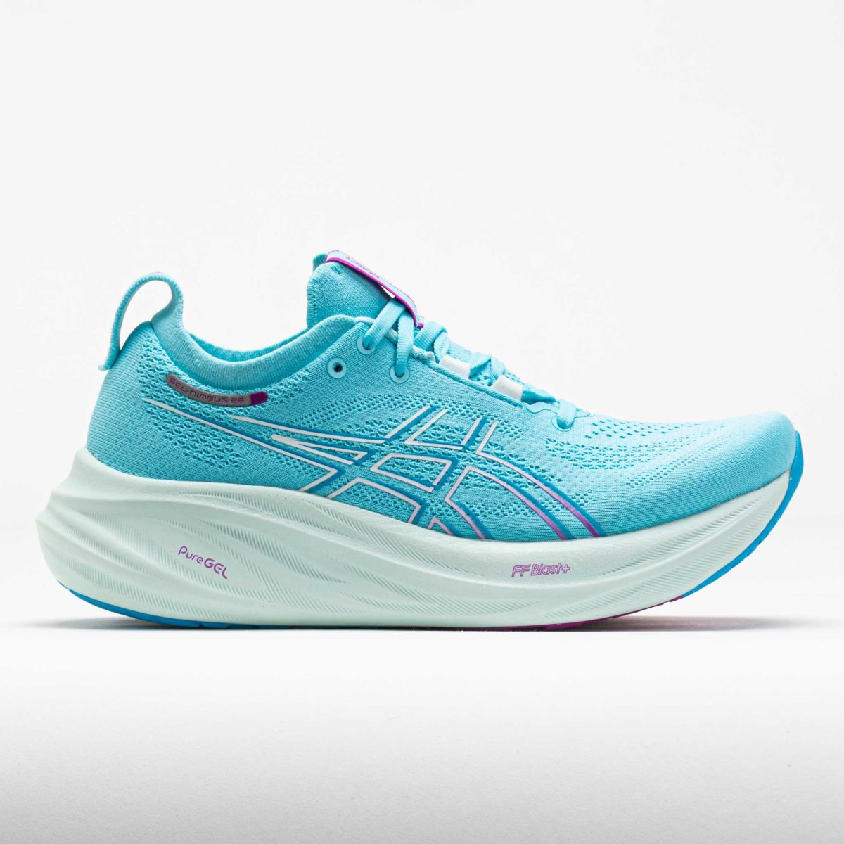 ASICS GEL-Nimbus 26 Women's Running Shoes Bright Cyan/Bold Magenta