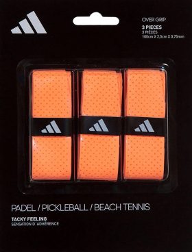 Adidas Padel Overgrip 3 Pack (Orange, Yellow, Pink, White, Black)
