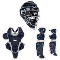 All-Star Top Star Youth NOCSAE Catcher's Kit in Navy