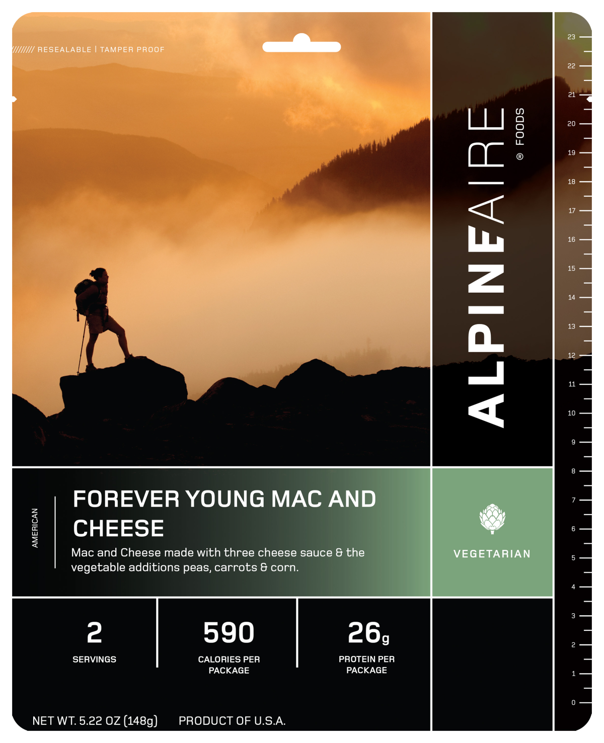 AlpineAire Foods Forever Young Mac and Cheese Entree