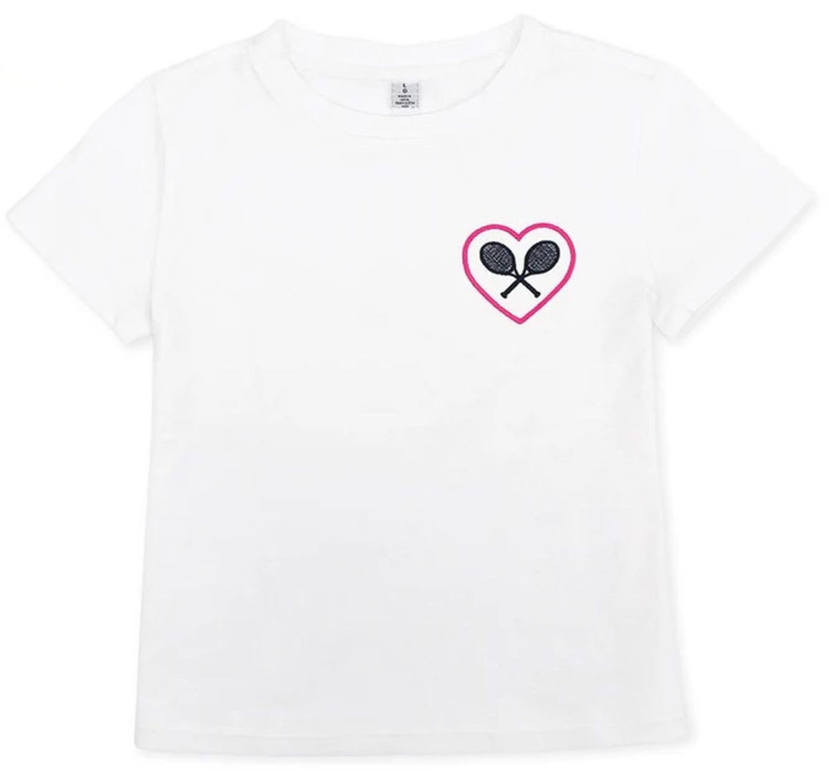 Ame & Lulu Kids Sporty Love Pocket Racquets Tennis T-Shirt