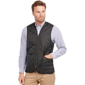 Barbour Quilted Waistcoat/Zip-In Liner Vest - Men's Black/Modern, 32