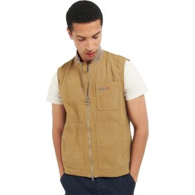 Barbour Tin Gilet Vest - Men's Military Brown, L