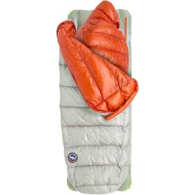 Big Agnes Lost Ranger UL 3N1 Sleeping Bag: 0F Down Gray/Orange, Long/Left