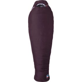 Big Agnes Torchlight Camp Sleeping Bag: 35F Synthetic - Women's Plum/Lavender, Petite/Right Zip