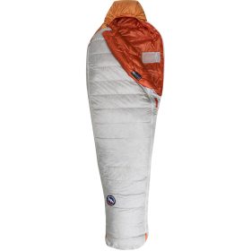 Big Agnes Torchlight UL Sleeping Bag: 20F Down Orange/Gray, Long/Left Zip