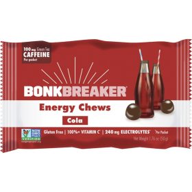 Bonk Breaker Energy Chews Cola + Caffeine, Box of 10 Packs