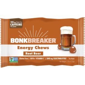 Bonk Breaker Energy Chews Root Beer + Caffeine, Box of 10 Packs