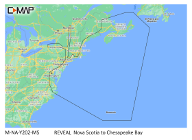 C-MAP Reveal SD Card Map Chart - Nova Scota to Chesapeake