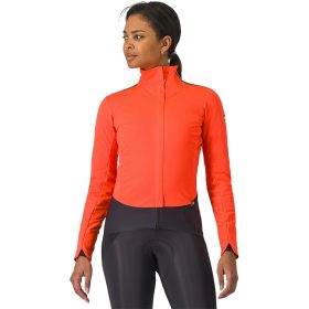 Castelli Alpha Doppio RoS Jacket - Women's Brilliant Pink/Dark Gray/Dark Gray, XS