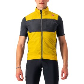 Castelli Unlimited Puffy Vest - Men's Goldenrod/Dark Gray, 3XL