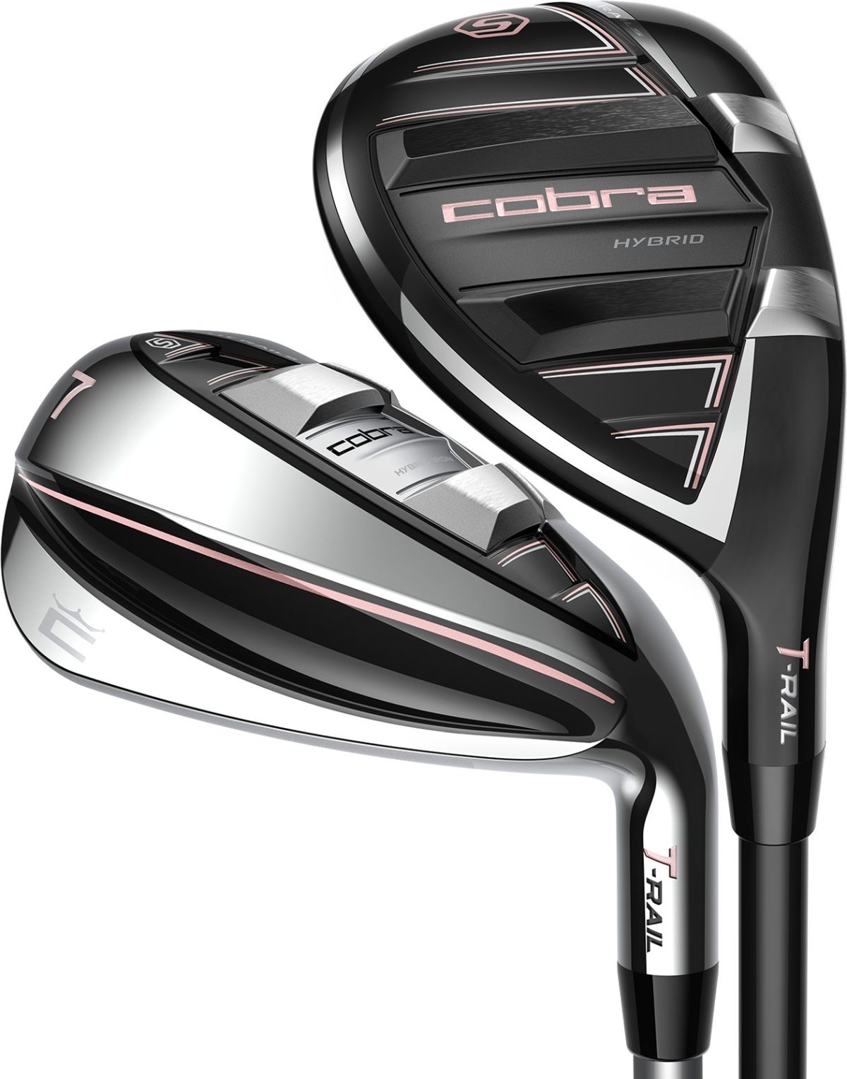 Cobra Womens T-Rail 3 Hybrid Combo Iron Set 2024 - 5H,6-PW,SW - LADYS - RIGHT - Golf Clubs