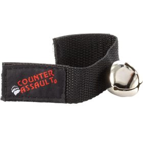 Counter Assault Bear Bells with Hook-And-Loop Strap Silver, One Size