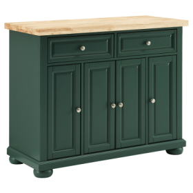 Crosley Madison Kitchen Island/Cart with Wood Countertop