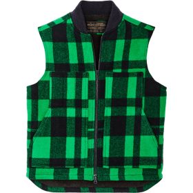 Filson Lined Mackinaw Wool Work Vest - Men's Acid Green/Black, S