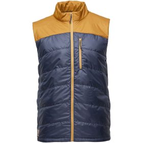 Flylow Larry Down Vest - Men's Rye/Midnight, XXL