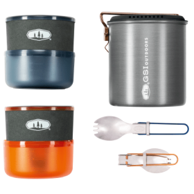 GSI Outdoors Halulite Microdualist 11-Piece Cook Set