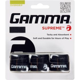 Gamma Supreme Overgrip 3-Pack (Assorted Colors)