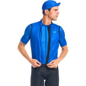 Giordana Rear Pockets Wind Vest - Men's Neon Blue, M