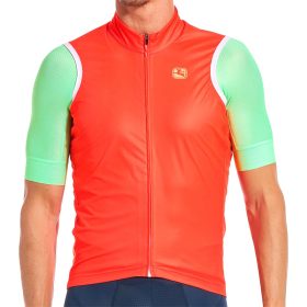 Giordana Rear Pockets Wind Vest - Men's Neon Orange, XS