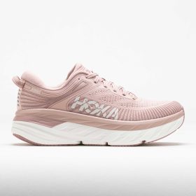 HOKA Bondi 7 Women's Running Shoes Peach Whip/White