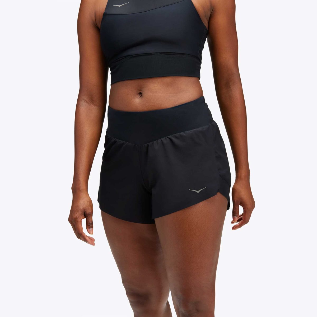 HOKA Glide 4" Short Women's Running Apparel Black