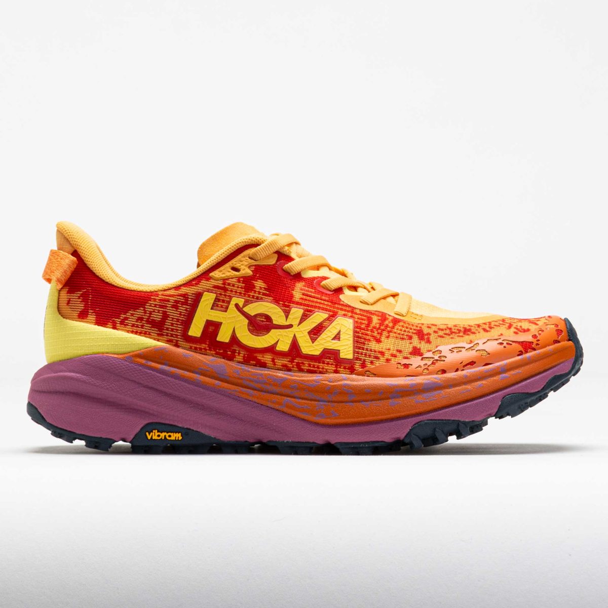 HOKA Speedgoat 6 Men's Trail Running Shoes Sherbet/Beet Root