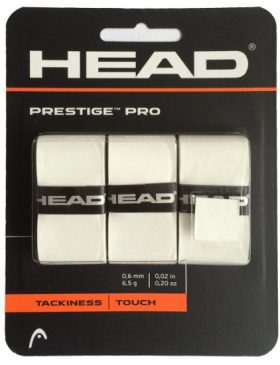 Head Prestige Pro Overgrip 3-Pack (White)