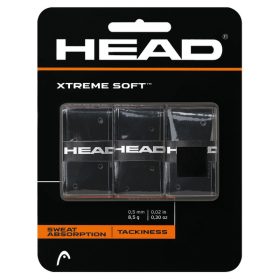 Head XtremeSoft Grip Overgrip 3-Pack (Black)