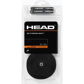 Head XtremeSoft Tennis Racquet Overgrip 30-Pack (Black)