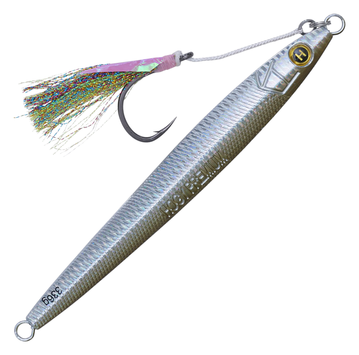 Hogy Lures Sand Eel Jig - Olive - 9" - 16 oz.