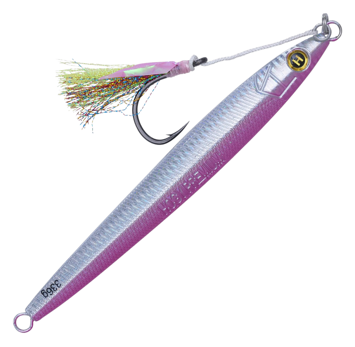 Hogy Lures Sand Eel Jig - Pink - 7" - 8.5 oz.