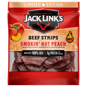 Jack Link's Smokin' Hot Peach Beef Strips