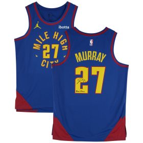 Jamal Murray Denver Nuggets Autographed Blue Jordan Brand 2022-2023 Statement Edition Jersey with "Blue Arrow" Inscription