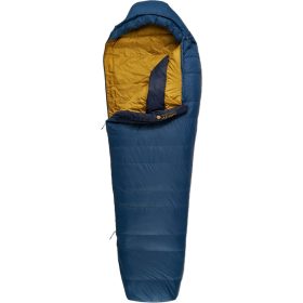 Kelty Cosmic 20 Sleeping Bag: 20F Down Dark Blue/Pageant Blue/Olive Oil, Long/Right Zip